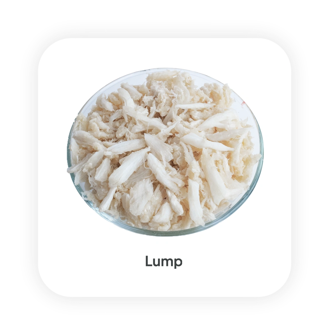 Lump blue crab meat