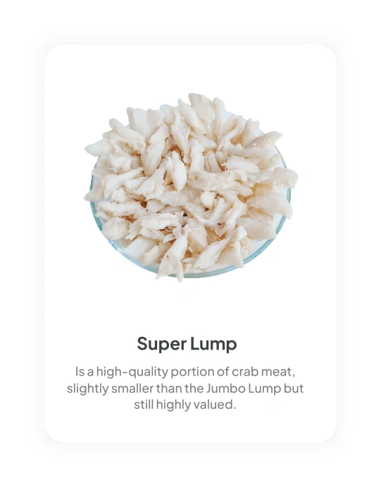 Super Lump blue crab meat